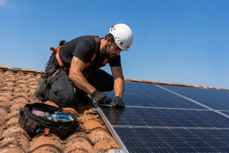 Maintenance et monitoring de panneaux solaires à Wittersheim